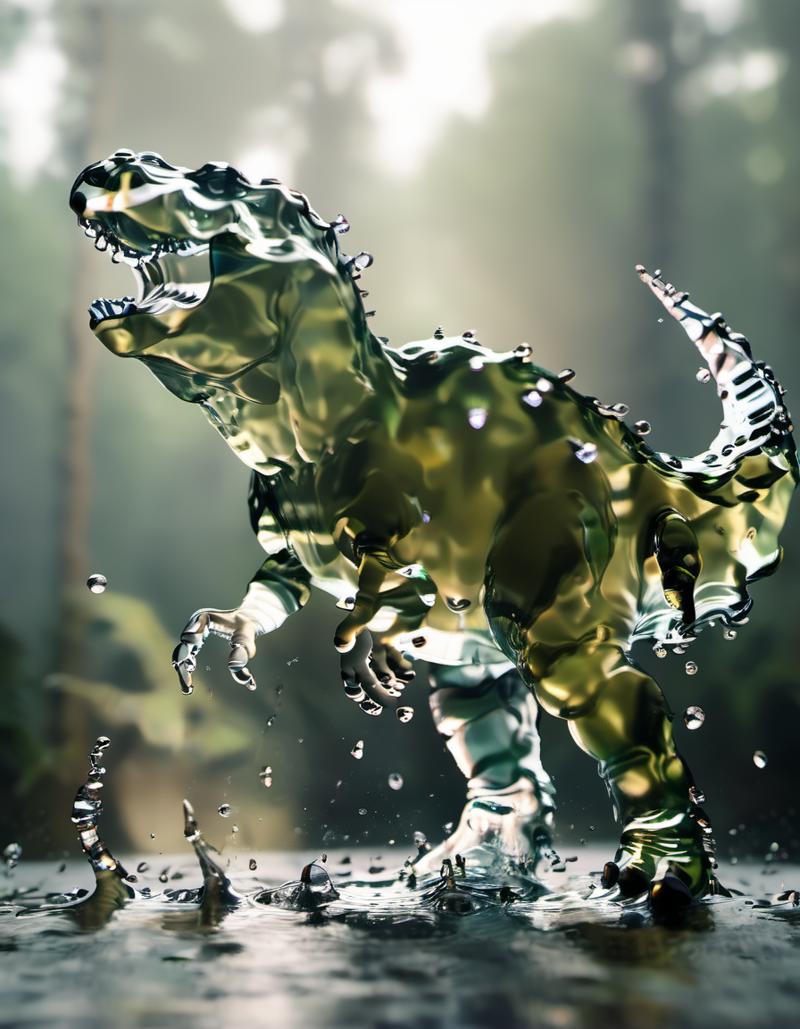 00123-_lora_Aether_Aqua_v1_SDXL_LoRA_1_ a photo of a t-rex made of water, bokeh pre-historic forest background, water drops, cinematic.png